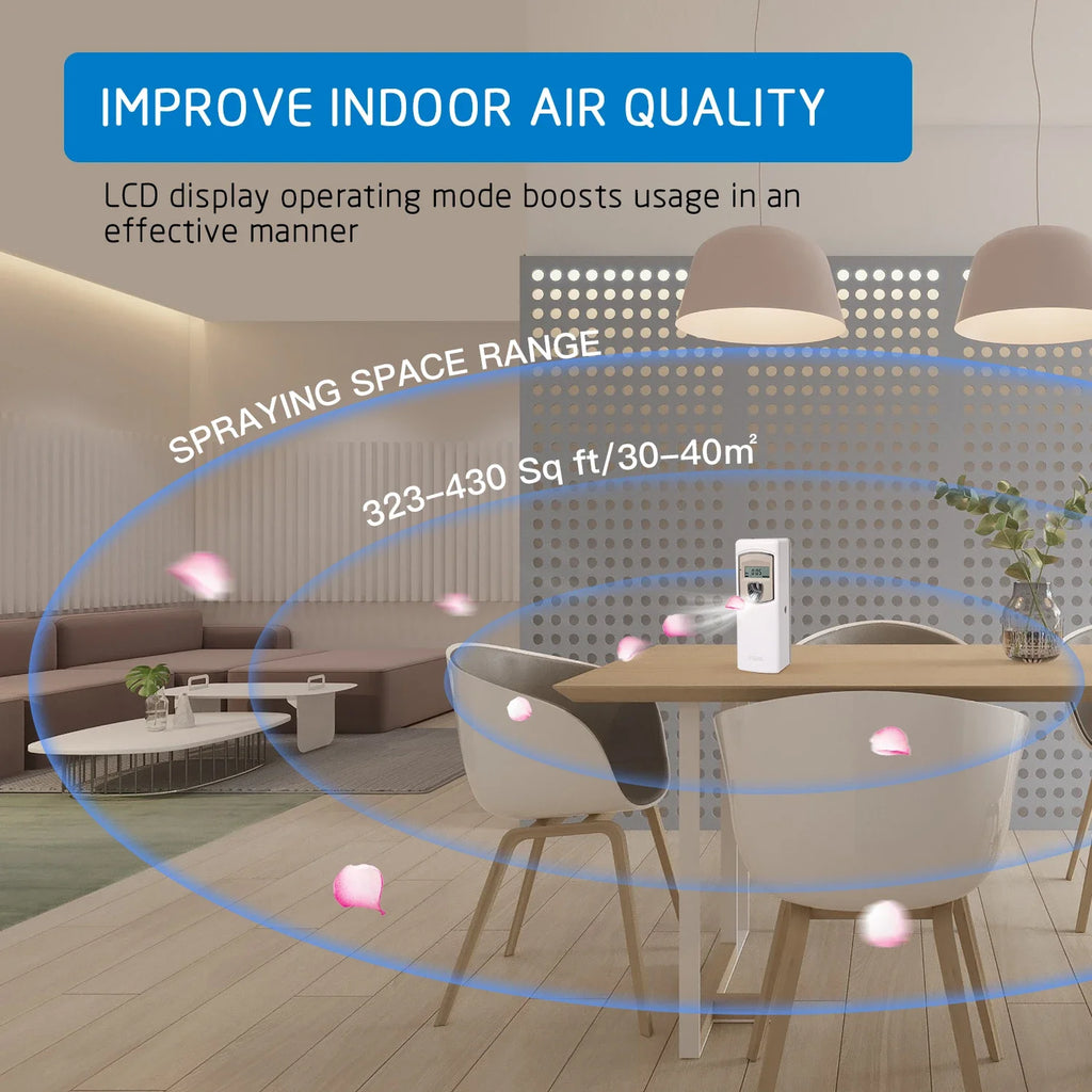 Intelligent Timing Aromatherapy Machine, Automatic Fragrance Diffuser , Toilet Deodorizer Smart Diffuser for Hotel