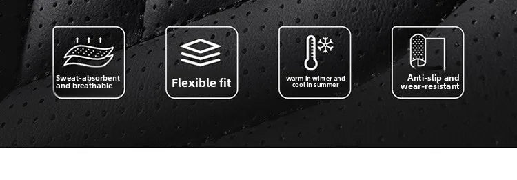 Universal Sporty Seat Luxury Car Seat Full Cover Perforated Breathable Leather Sedan SUV. Cushion Car Seat Full Cover Protection
