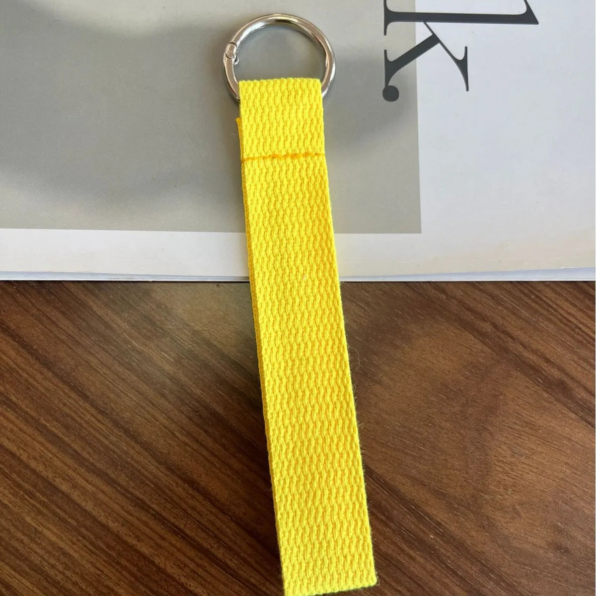 Thick Key Lanyard 2.5cm Wide Webbing Cloth Key Rope Black Pink Man Woman Anti-lost Key Chain for Car Key Can do DIY embroidery