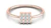 Lab Grown Diamond Ring 14K 18K Solid Gold 9 Stone Matrix CVD Diamond Engagement Ring Dainty Geometric Fine Jewelry For Women