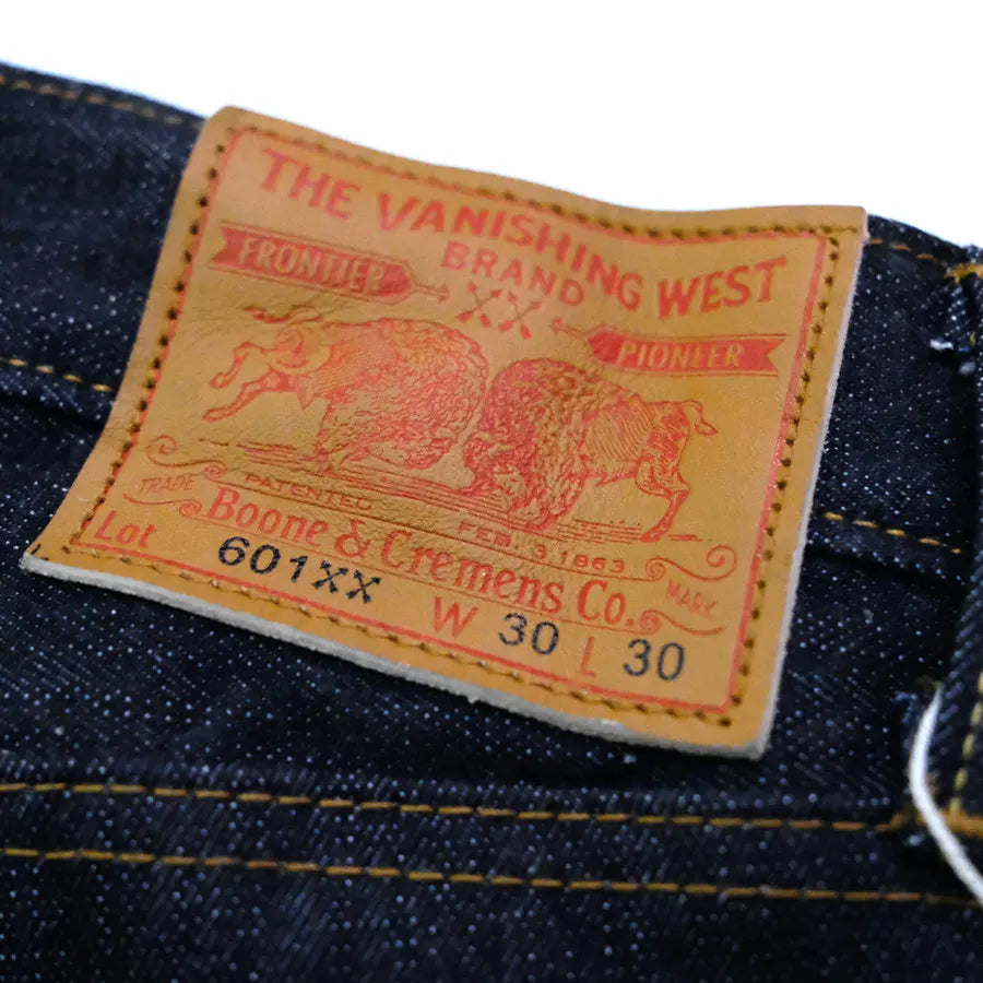 FREEWHEELERS 601XX 1951, five bags of 14oz indigo vintage jeans