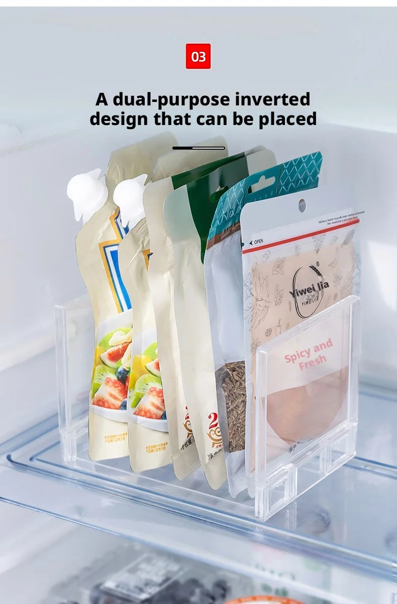 Adjustable Clear Kitchen Cabinet Organizer, Expandable Spice&Plate Storage Rack,Kitchen/Bathroom Divider Organizer for Cabinets