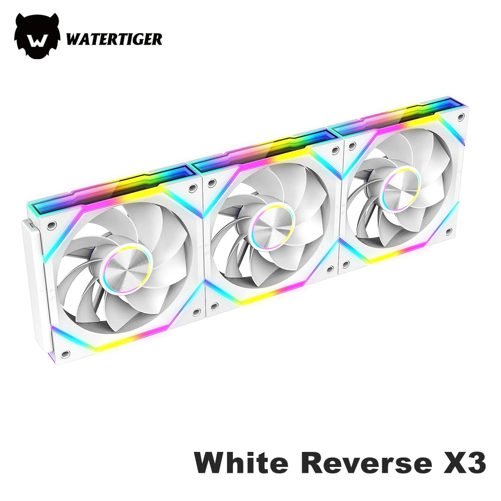 Guangchi V2 building block fan, 120mm case fan,12025 water-cooled fan, 5V ARGB light-emitting fan, convenient for combination.