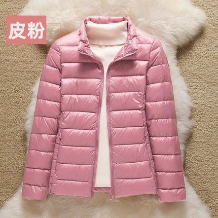 Spring Autumn Women Jackets 2024 Winter Female White duck down Jacket Fashion Ultralight Women Parka Packable Casual Puffer Coat