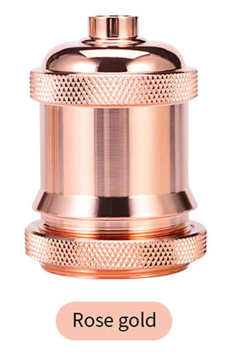 E27 E26 Edison Screw Vintage Retro Oldfashion Bronze Industrial Decorative DIY Pendant Antique Hang LED Lamp Holder Light Socket