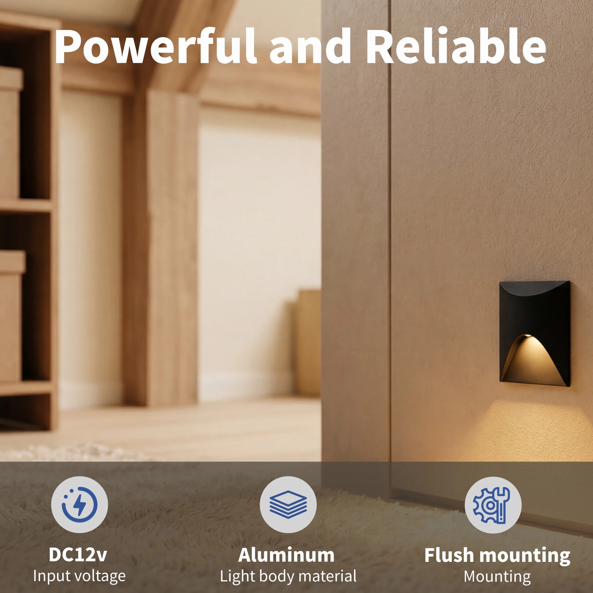 3W Stair Light Indoor Wall Lamp Step Light Aisle Corridor Night Light AC85-265V Waterproof IP65 Wall Light