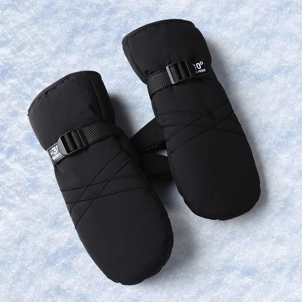 Ski Mittens Waterproof Snow Gloves Windproof Winter Gloves Thermal Cycling Gloves Snowboard Gloves for Men and Women