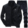 2025 Gym Spring Jacket + Pants Casual Tracksuit Men Sportswear Tracksuits Men Polyester Sweatshirt Sporting Fleece ropa hombre
