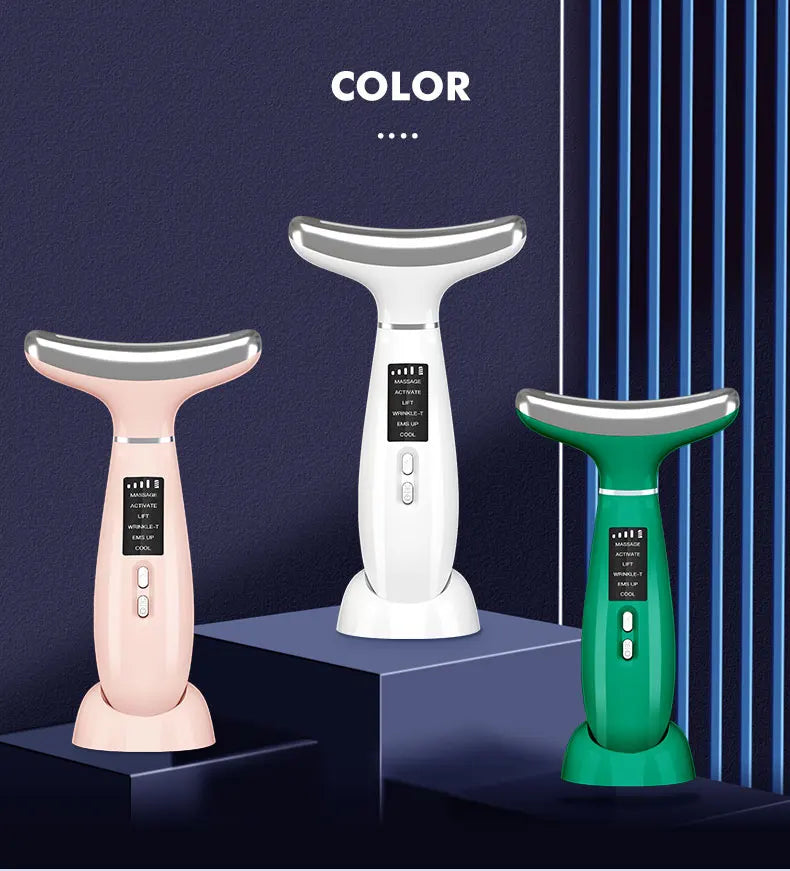 Hot Cold Neck Face Beauty Device Facial Lifting Machine Face Massager Reduce Double Chin Face Sculpting Skin Care Beauty Tools