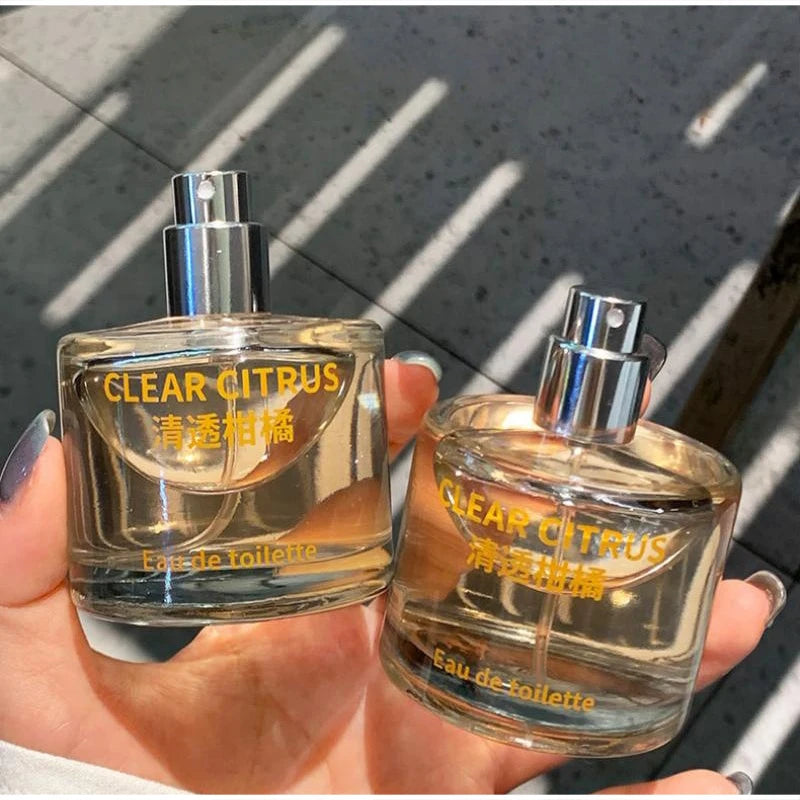 Citrus Peach Fruity Perfume Spray,Clean Fresh Women Scent,Orange Blossom/Lily/Iris/Vetiver/Lemon/Musk Light Fragrance Mist