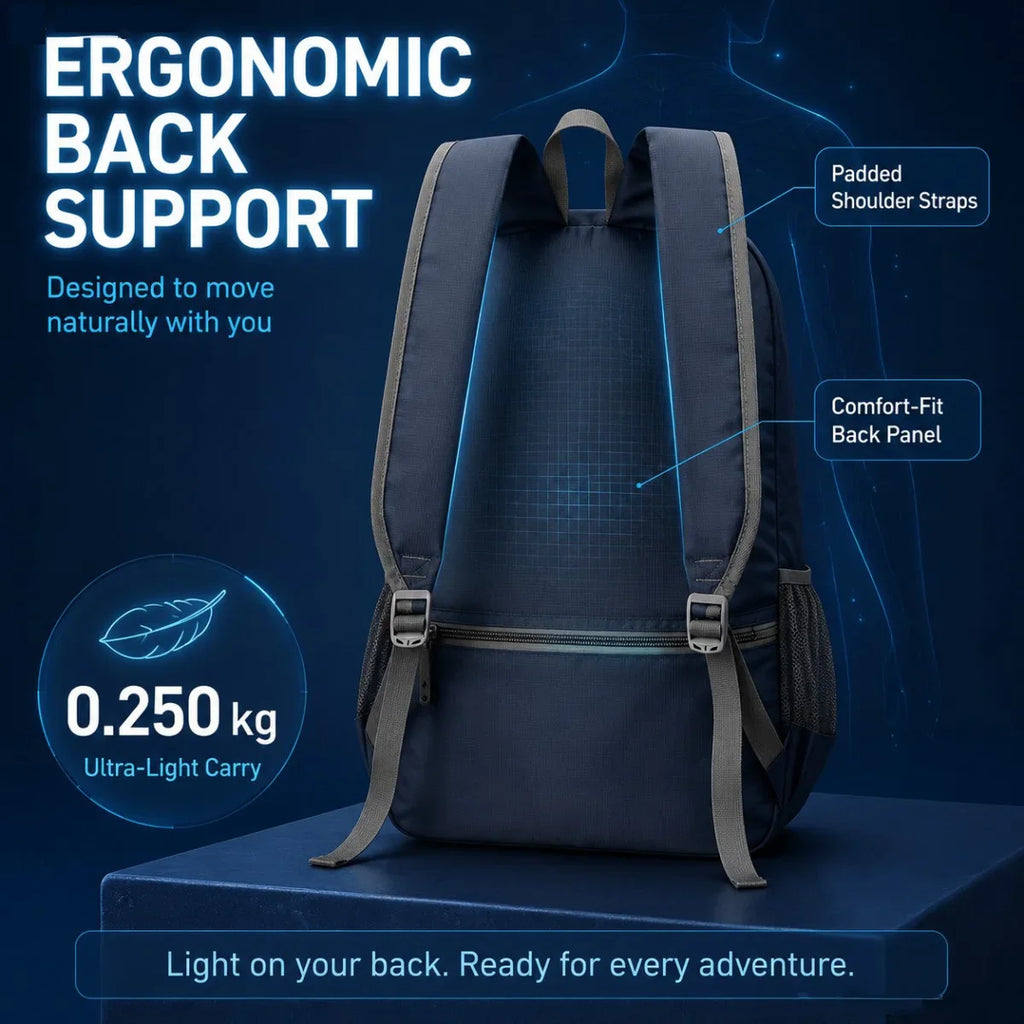 Men's Waterproof Outdoor Backpack Lightweight Hiking Bag Large Capacity Foldable Camping Travel Backpack for Men Organizer Bags