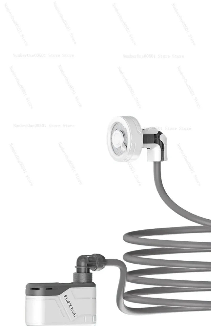 Portable Camping Shower Outdoor Battery Powered Shower Head System Dorm Bathing Kit High Pressure Spray Gun