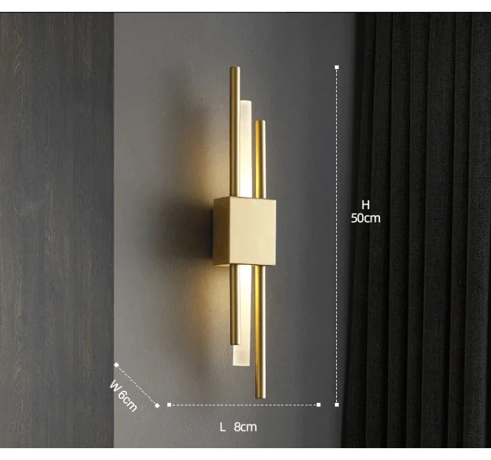 Modern Led Wall Lamp Indoor Lighting Nordic Decoration Wall Lights Living Room Corridor Bedroom Bedside Sconces Bathroom Mirror