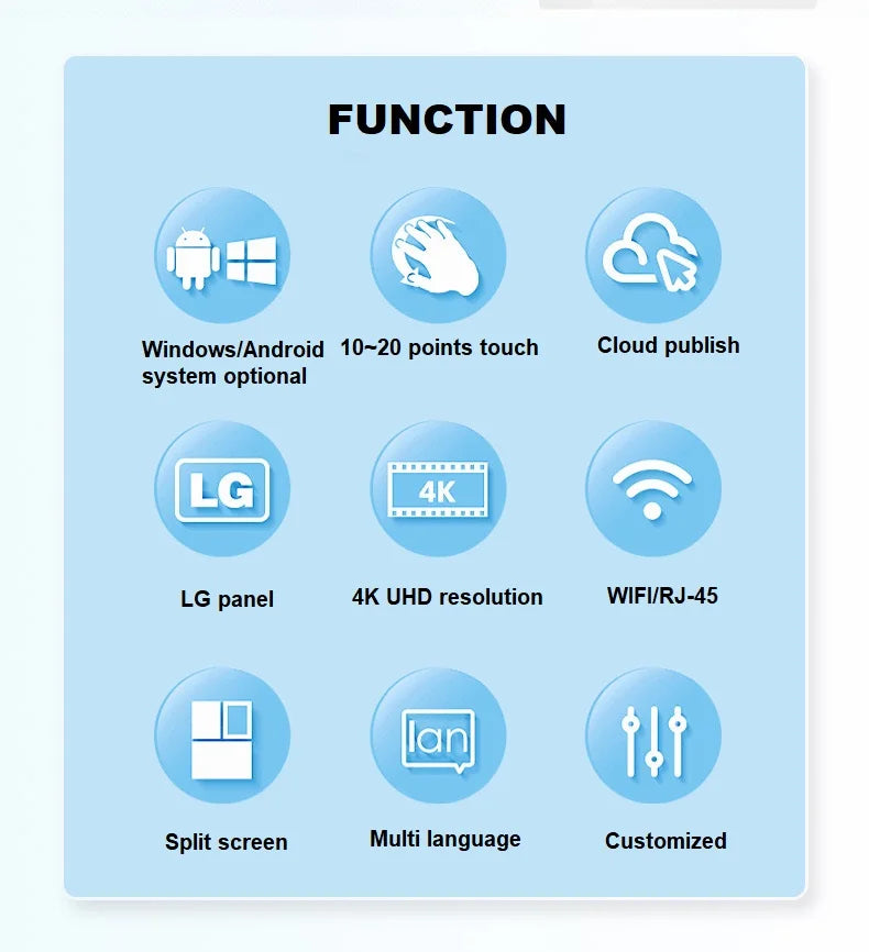 21.5 32 43 Inch Shopping Mall Android Interactive Touch Screen Digital Signage Display Floor Stand Lcd Self Service Kiosk