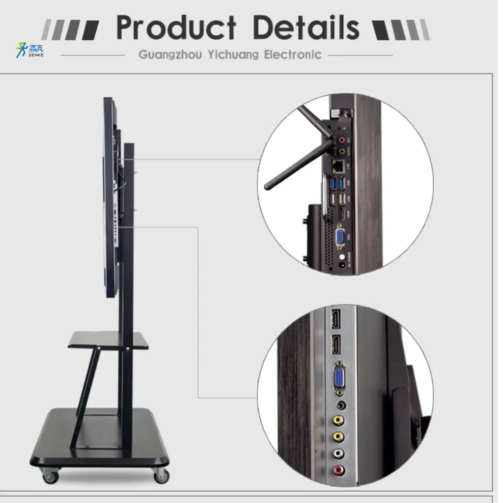 OEM 65'' 75'' 85'' Interactive Smart Screen All-In-One Smart Board Whiteboard Widely Used In Conferences