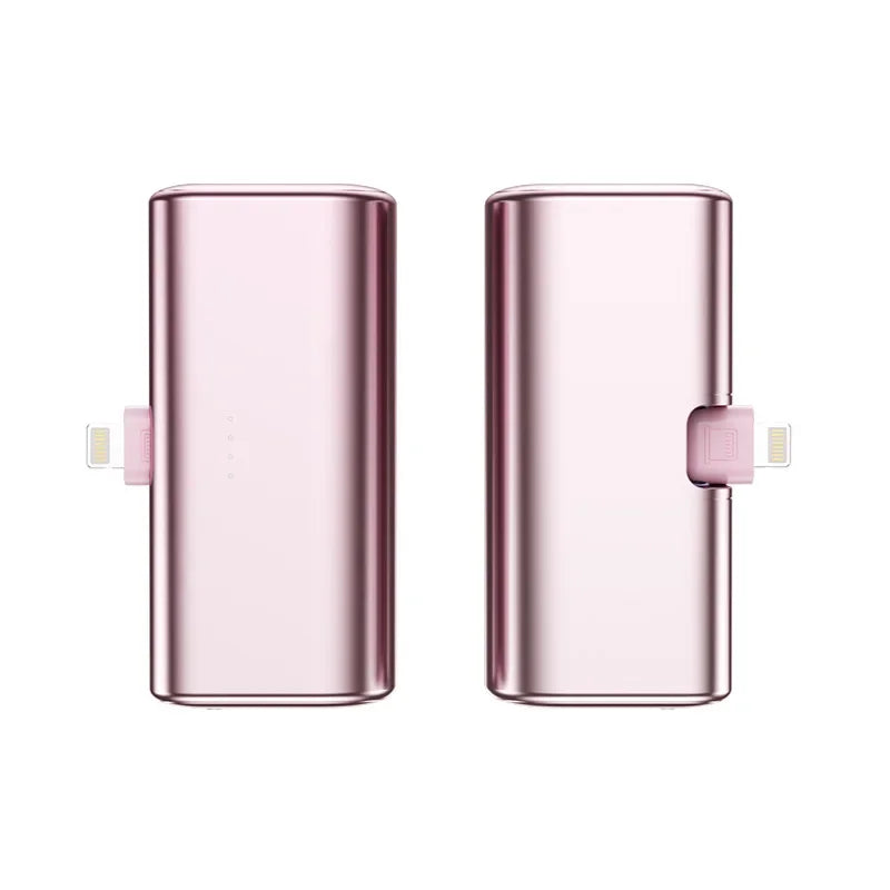 Mini Power Bank 10000mAh 22.5W Foldable Direct Plug Portable Charger Metal Capsule External Battery For iPhone Android