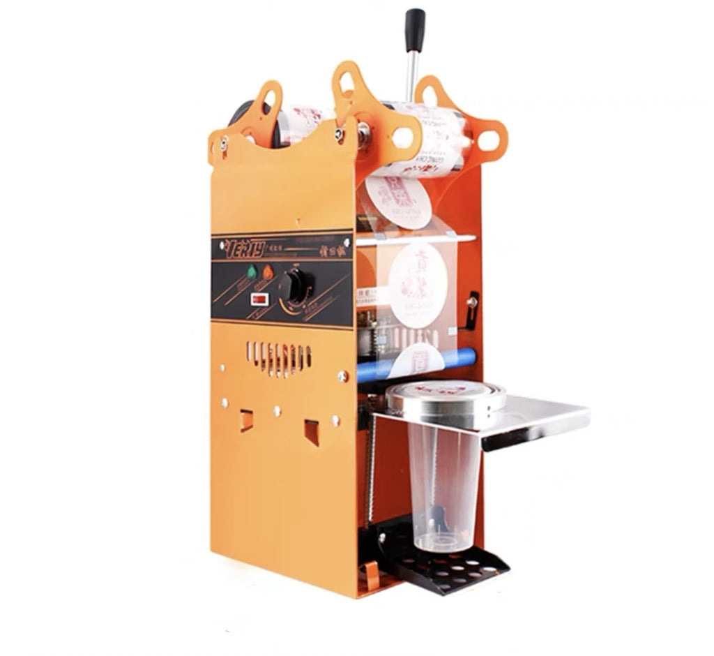 Cold Drink Shop Manual Bubble Tea Sealing Machine for 90mm/95mm Plastic Cup
