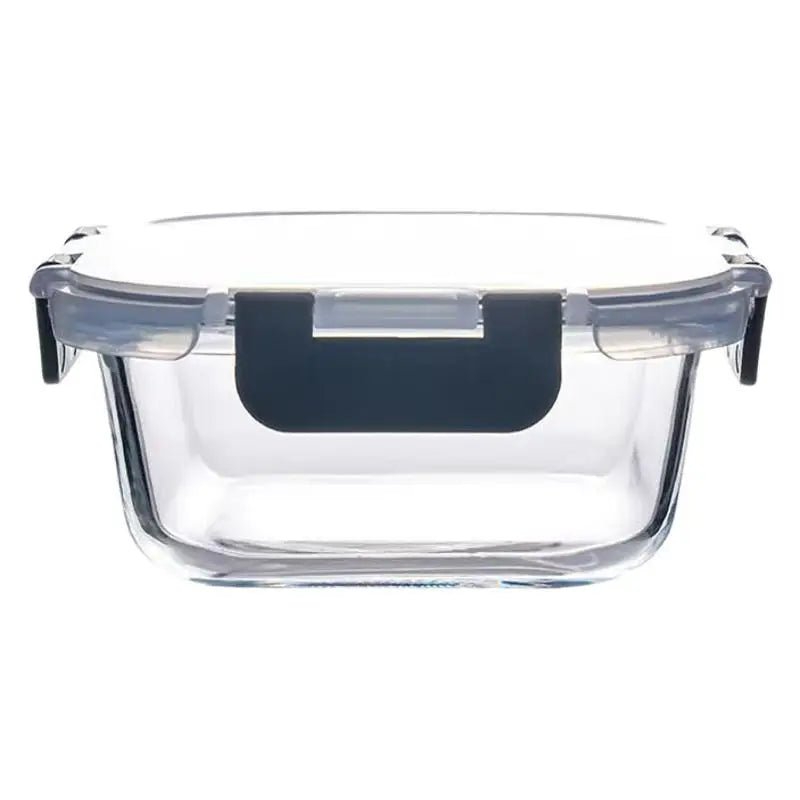 Rectangular Glass Lunch Box Microwave Safe Fresh Preservation Box for Office Workers with Lid Food Storage Containers Bento Box