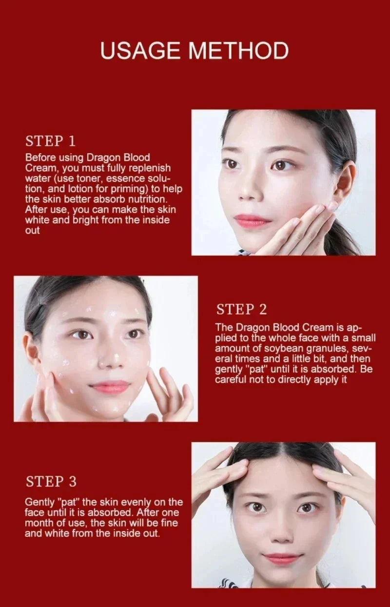 Dragon's Blood Face Cream Retinol Placenta Essence Brightening Lift Firming Skin Care Korean Cosmetics