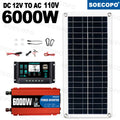 6000W Inverter & Solar System Complete Kit 12V To 110V/220V 100A Controller 300W Panel Off-Grid System for Home/Camping Backup