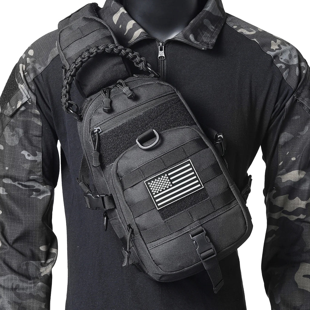Outdoor Sports Multi functional Chest Bag Lightweight and Large Capacity Running Fitness Travel Portable Chest Backpack