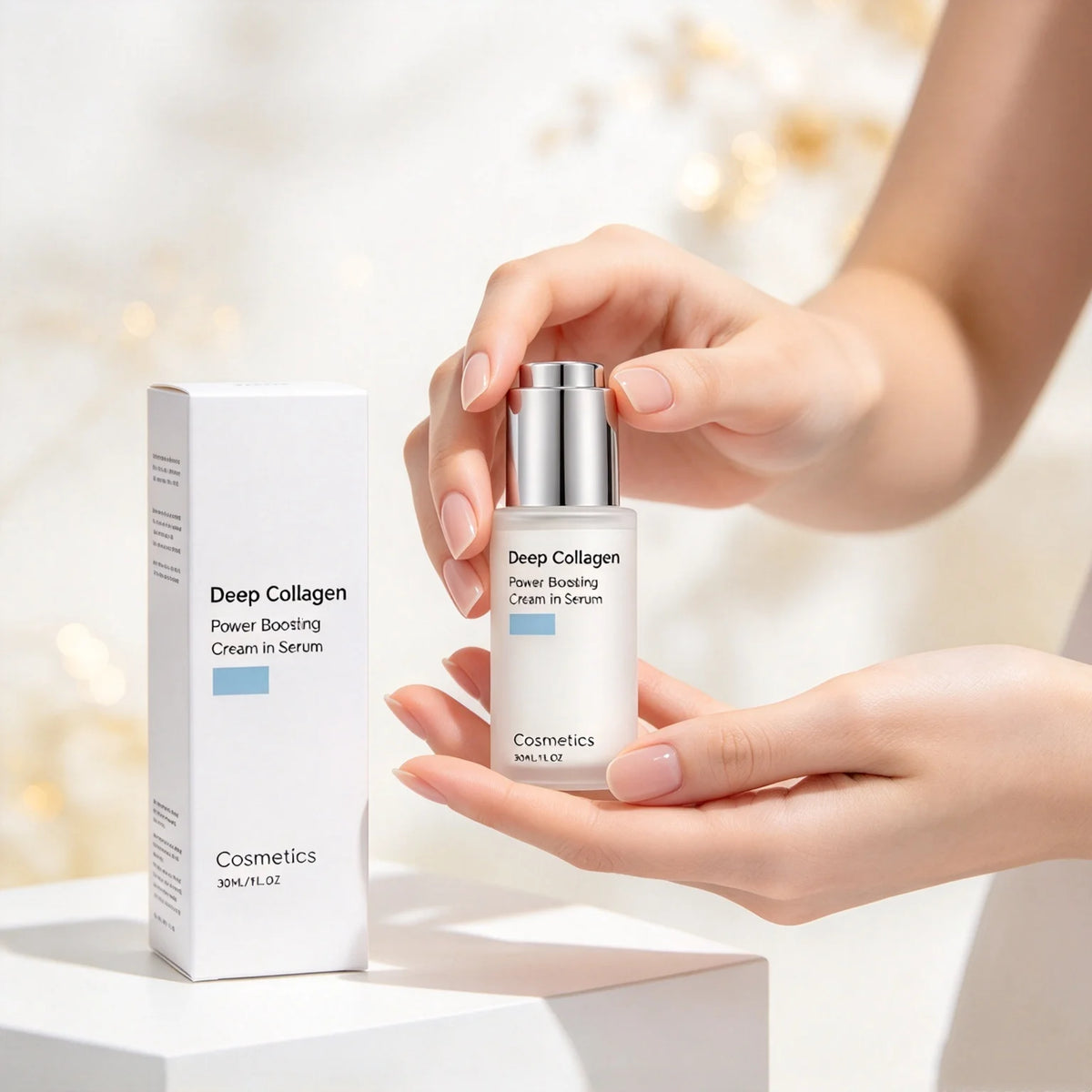 New Face White Serum For Glowing Skin Improve Elasticity Suitable For All Skin Types Korean Collagen Extract Women Face Essences