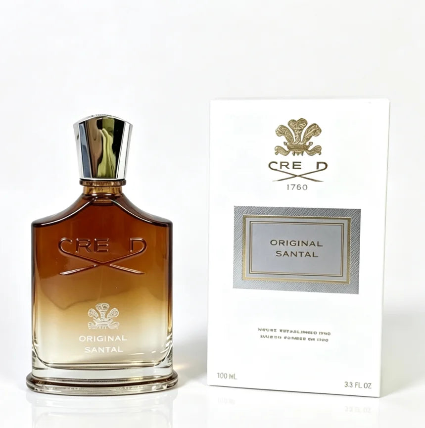 Cre.e.d Original Santal Neutral Perfume Spray, 3.4oz100ml, Oriental Wood Tone, High-Grade Black, Charming Fragrance, Mature And Steady, Suitable For Autumn And Winter, Gift Choice