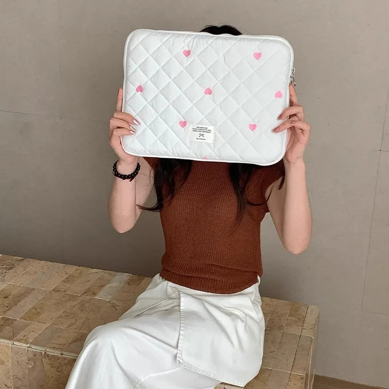 cute Laptop Sleeve Case Bag Portable Computer Cover Bag Tablet Pouch For Ipad 9.7-11 Macbook Air Pro 13 14 15 15.6 16 Inch Cover