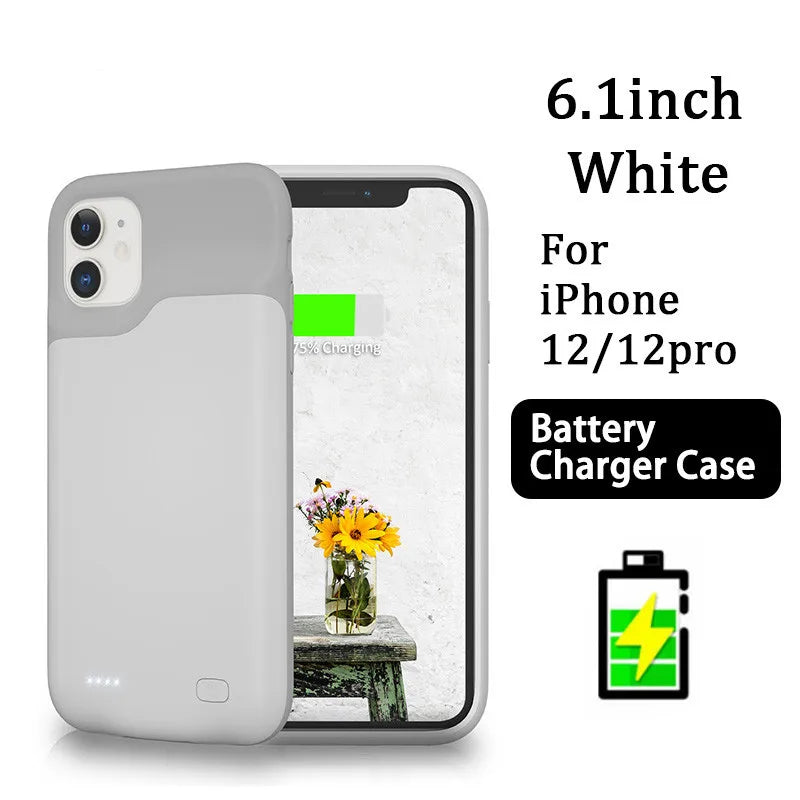 For iphone 14 Pro Max Battery Case For iphone 12 11 Pro Max Smart Power Bank Charger Cover for iPhone XS Max XR 7 8 Plus SE2 SE3