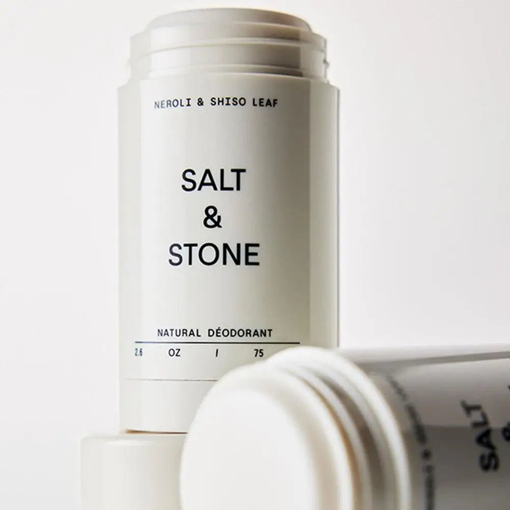 SALT& STONE Unisex Natural Plant Deodorant Black Rose Oud Neroli Basil Brand Deodorant Eliminate Body Odors Fragrance Blam Stick