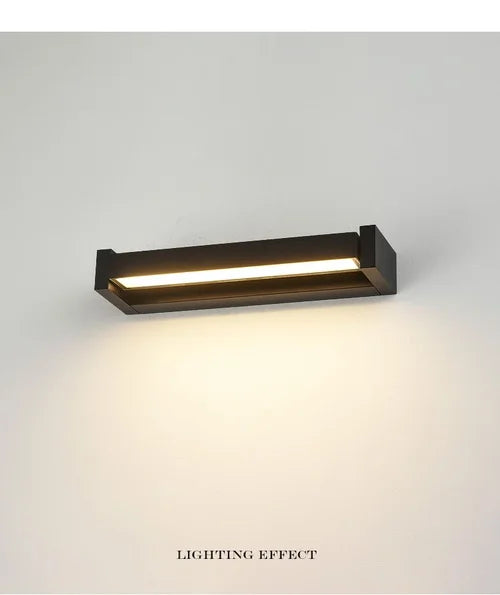Adjustable angle outdoor waterproof outdoor wall lamp garden wiring wall lamp simple and high-end aluminum wall lamp
