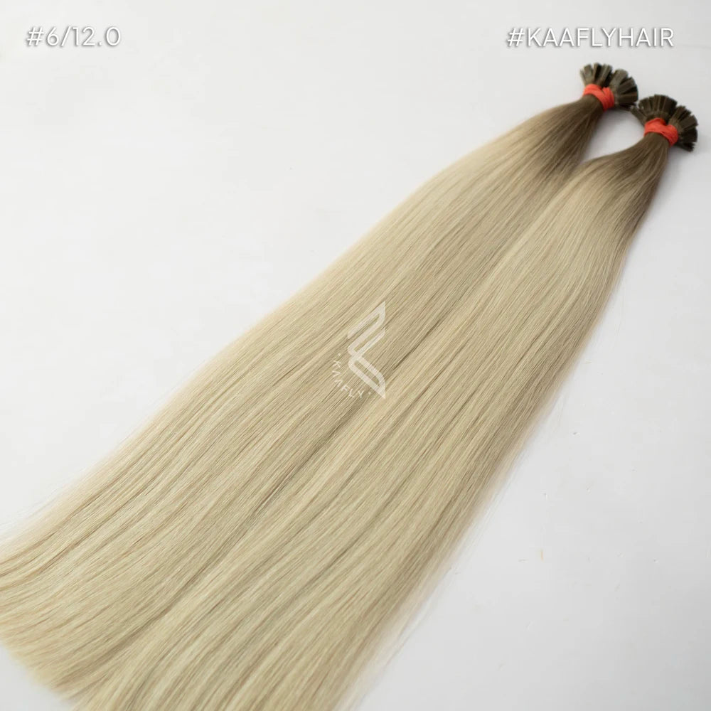 Premium European Virgin Human Hair Extensions Dyed Flat Tips Black Friday Deals