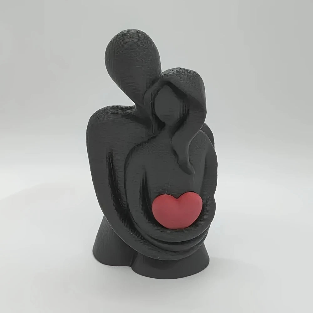 3D Printing Embracing Couple Decoration Ornaments, Modern Love Embracing Statues, Modern Love Art Statues, Perfect Gifts