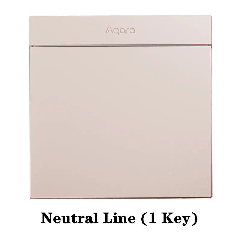 Aqara Smart Wall Switch H1M With Neutral Line Wireless Key Light Switch Zigbee Multiple Control Modes Smart Wall Light Switch