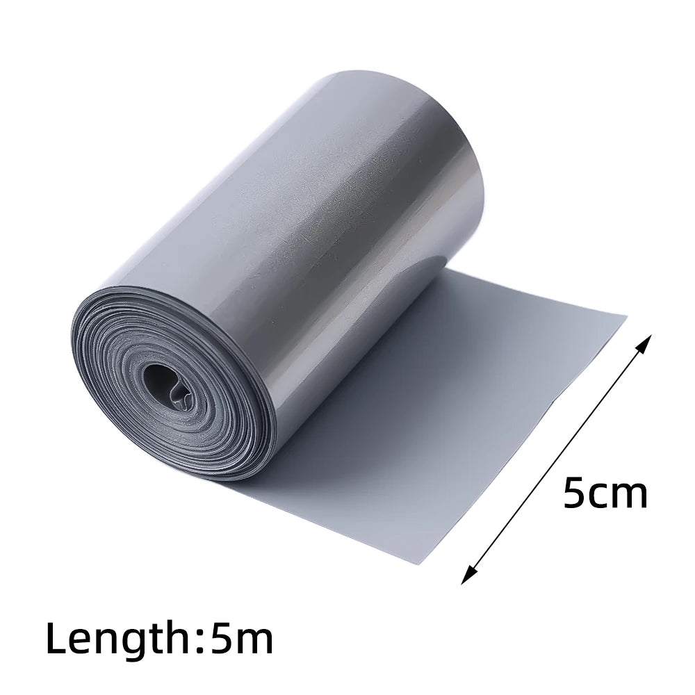 5M Reflective Heat Transfer Film Safety Reflector Sticker For Bag Shoes Cloth Heat Decals Roadway Night Warning Strip Stickers