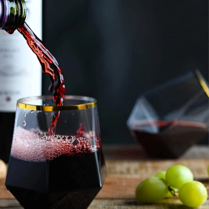 New 360ml Wedding Wine Glasses Drinkware Transparent Cocktail Glass Party Bar Club Drinking Tools Tea Coffee Mug