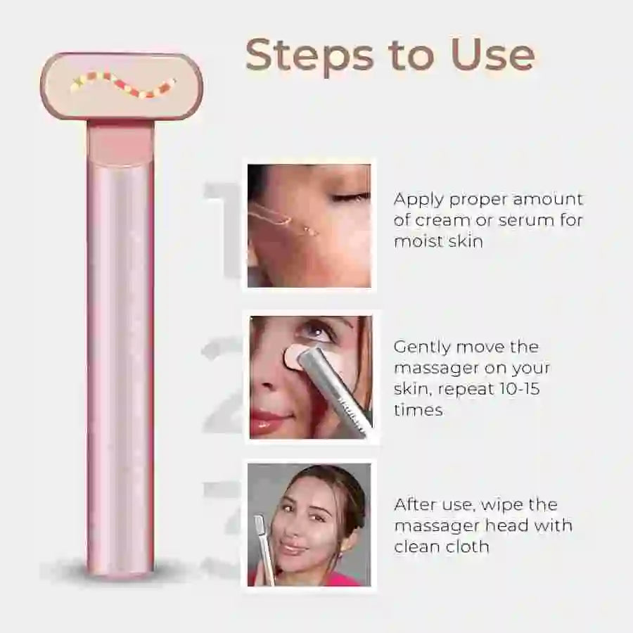 Fairy Eye Massager Beauty Device Electric Eye Pen Facial Skin Care Instrument for Brightening And Wrinkle Reduction