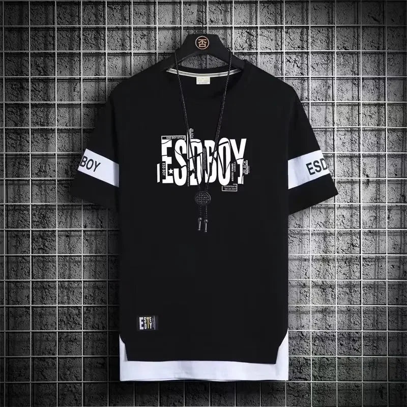 Men's Summer set Hot-selling T-shirt Pants Set Casual Fitness Jogger Pants Summer Gym T Shirt Hip Hop Fashion Men's Tracksuits