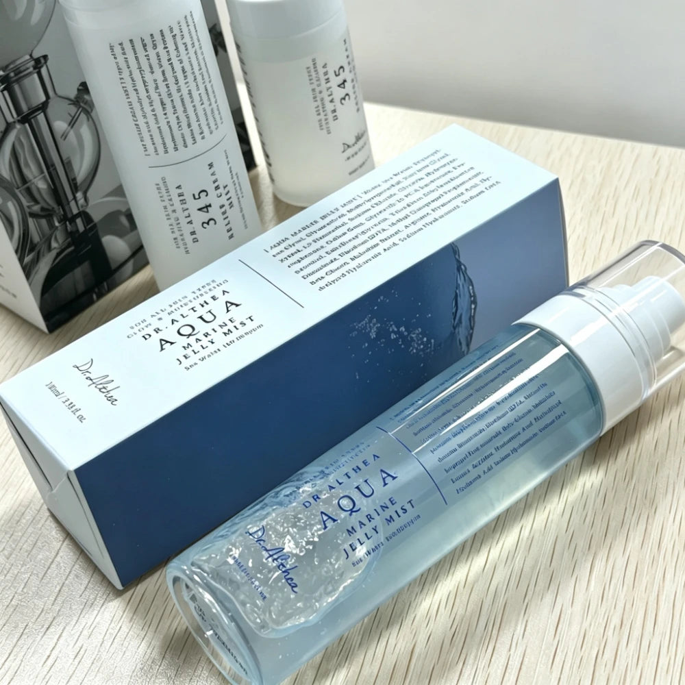 Dr Althea Aqua Marine Watery Cream 50ml Jelly Mist 100ml Korean Face Cream Hydrating Moisturizer for Dry Sensitive Skin K Beauty