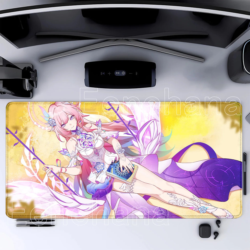 Mouse Pad Honkai Star Rail Cyrene HD printing Pretty Gaming Lock Edge Large Rubber Anime kawaii Mousepad Laptop offices Desk Mat