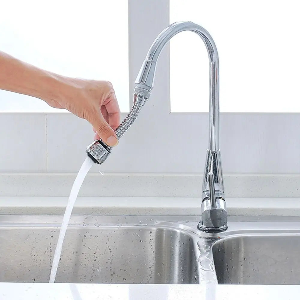 1Set Booster Nozzle Extender 360 Degree Faucet Water Saver Universal Rotating Bubbler Dual Mode Bathroom Kitchen Tools