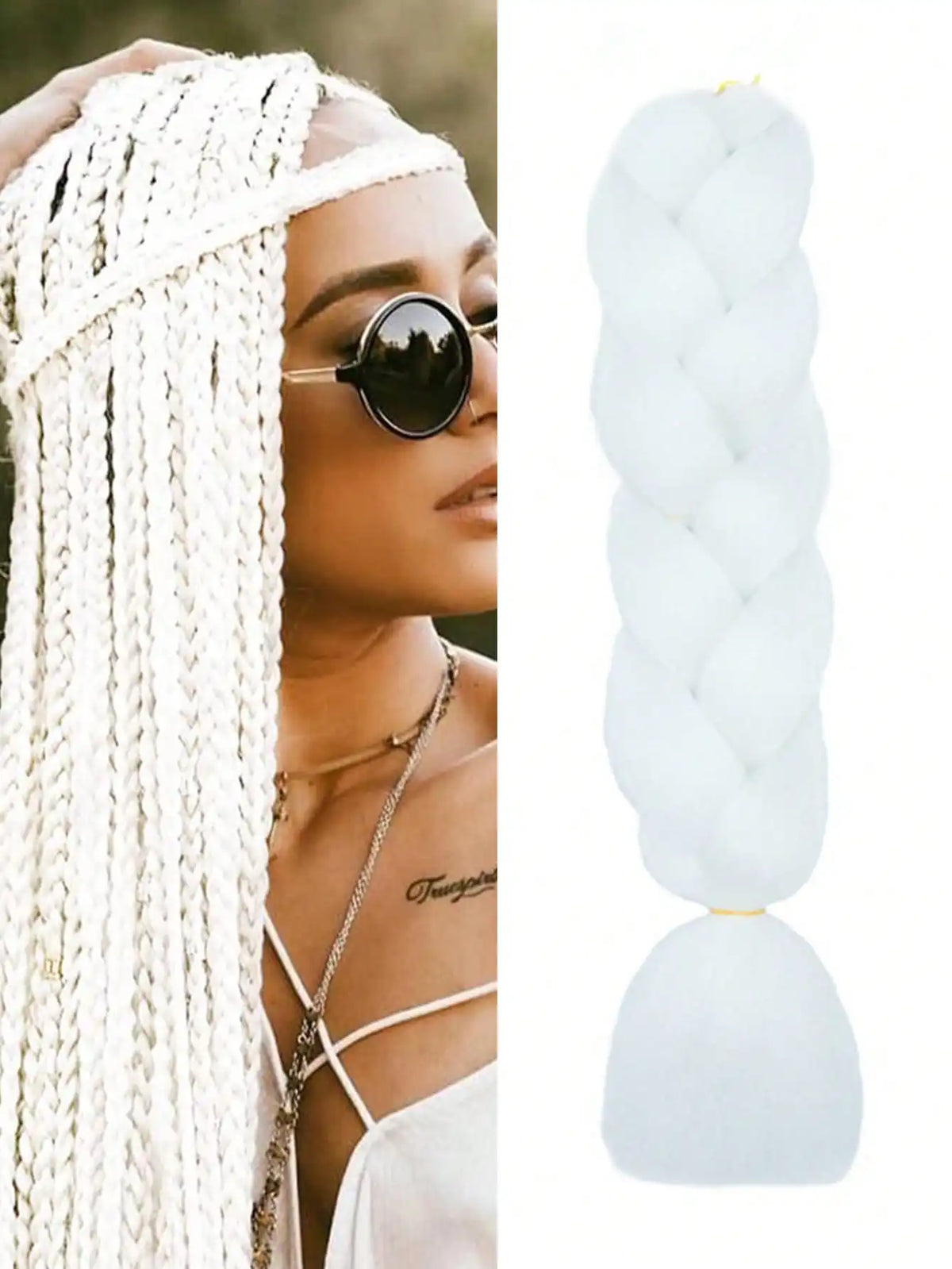 24 Inches DIY Jumbo Braiding Hair Synthetic Hair Extensions Afro Ombre Crochet Braid Hair Wholesale For Women