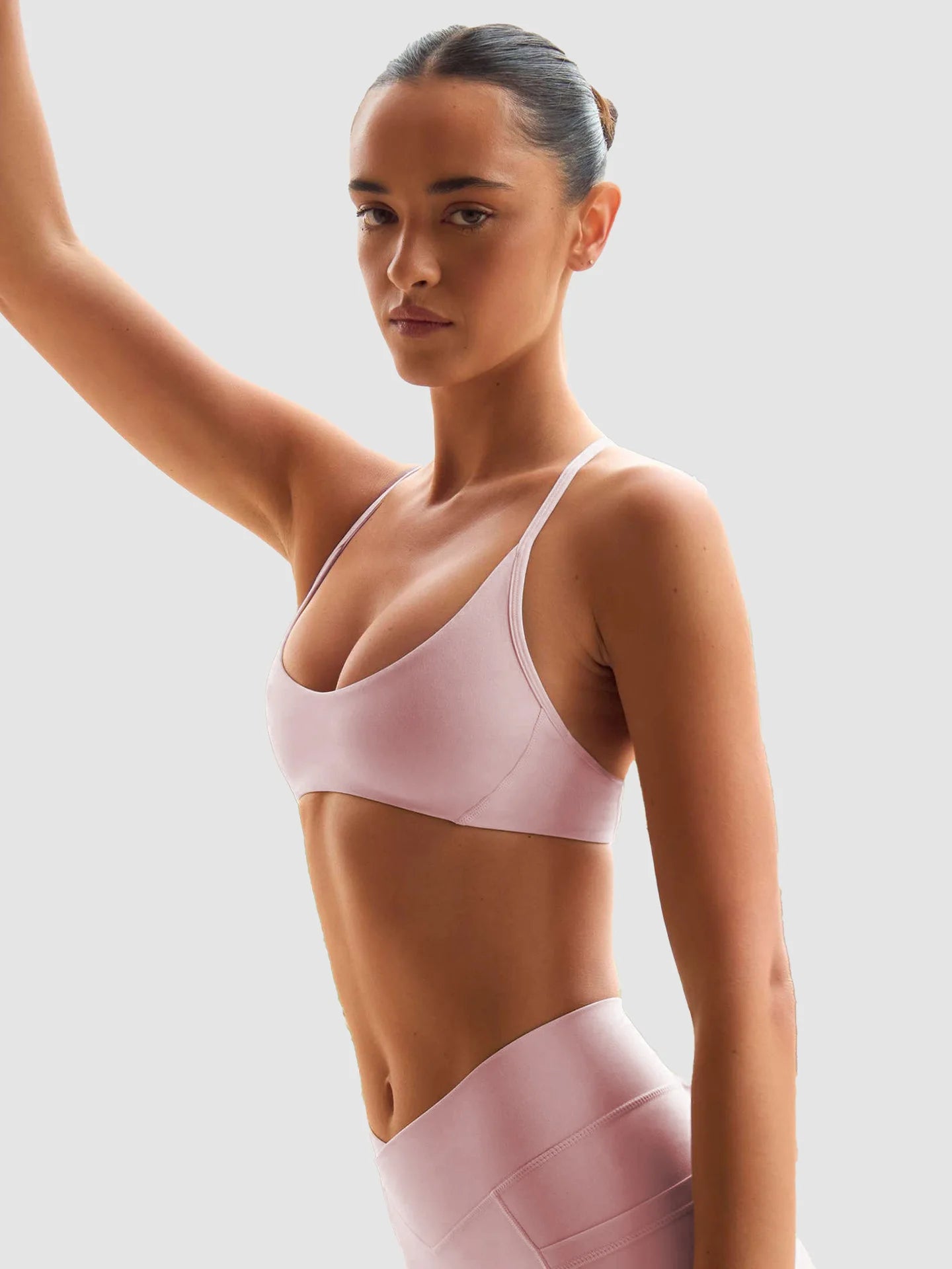 Women's Halter Padded Sports Bra Y Back Workout Crop Top for Yoga Running Cycling Gym Fitness