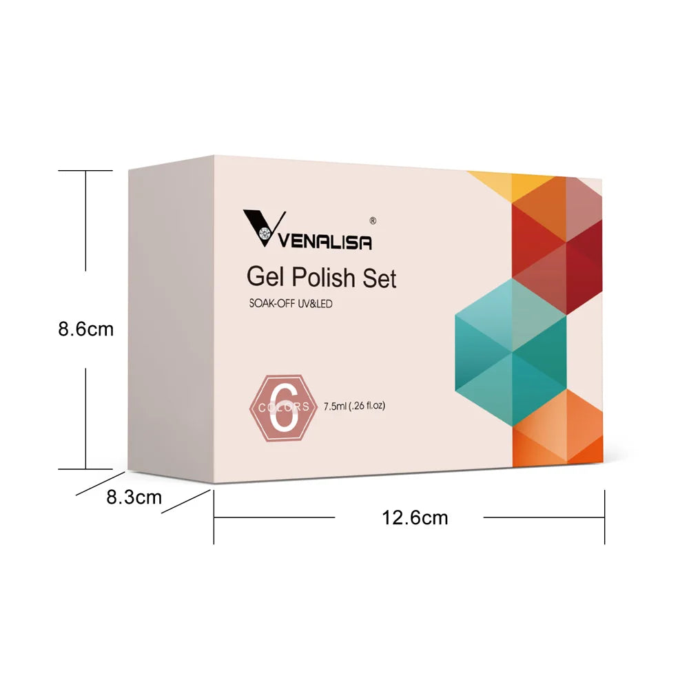 Venalisa Nail Gel Polish Fall Nail TPO FREE Long Wear Semi Permanent Soak Off UV LED Gel Nail Polish Gel Lacquer
