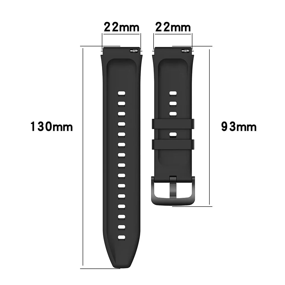 22mm Silicone Strap For Xiaomi Watch S1/S1 Active Replacement Watch Band for Xiaomi Watch S4 S3 S2