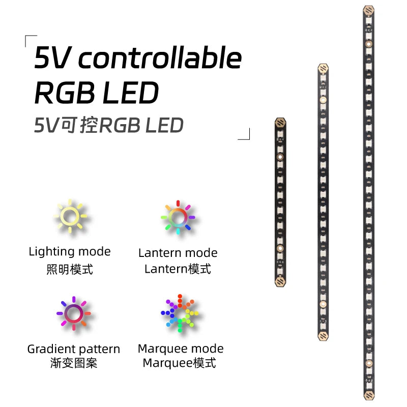 Mellow 2Pcs Daylight PCB Kit 5V RGB / White LED Bar For 3D Printer Voron 0.1/0.2 2.4 Trident 350/300/250 Micron+ Lamp Bar