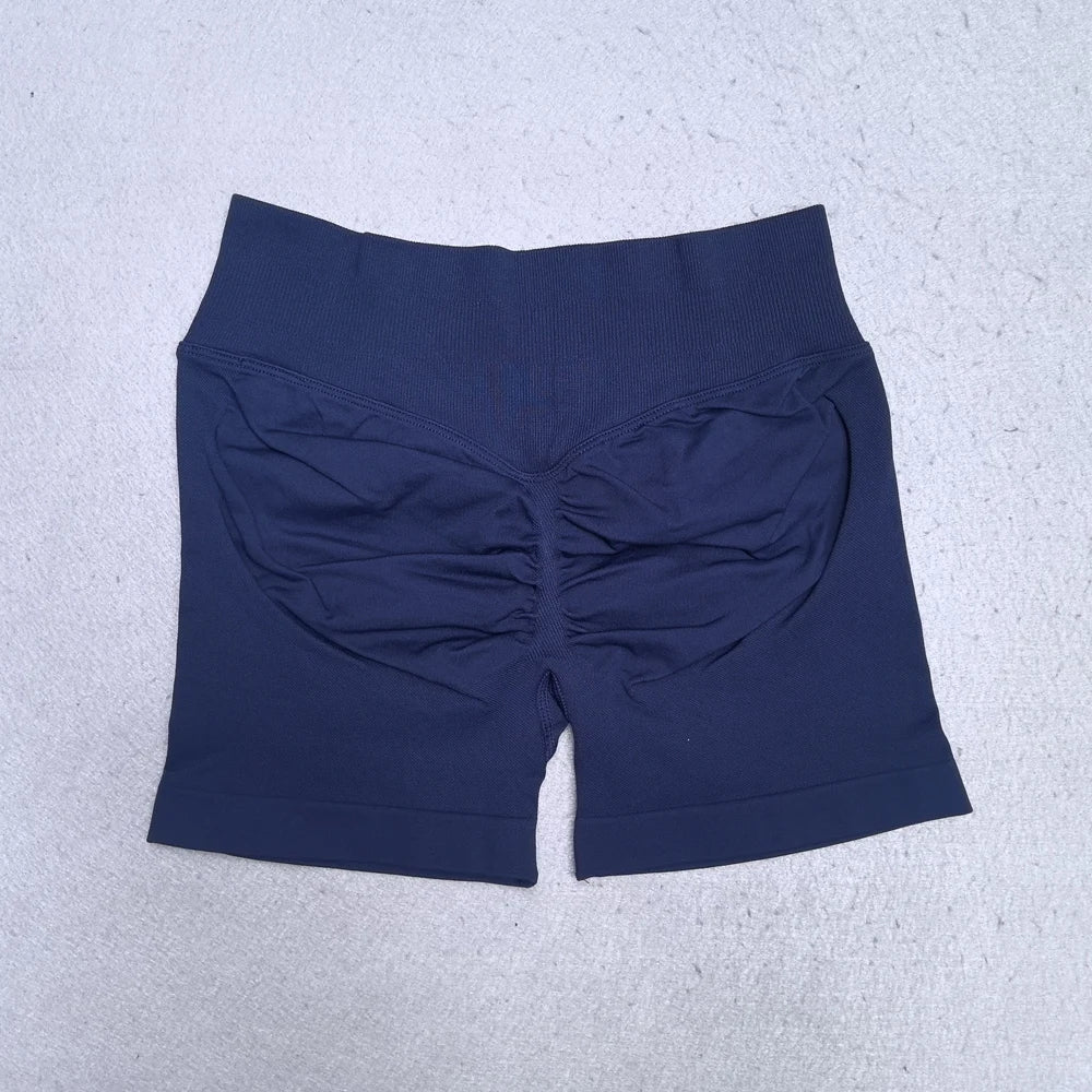 2 Piece Yoga Set Women Outfit Longline Short Sleeve Gym Top Shirt High Waist Workout Shorts Sports Suit Fitness Clothes Gym Set