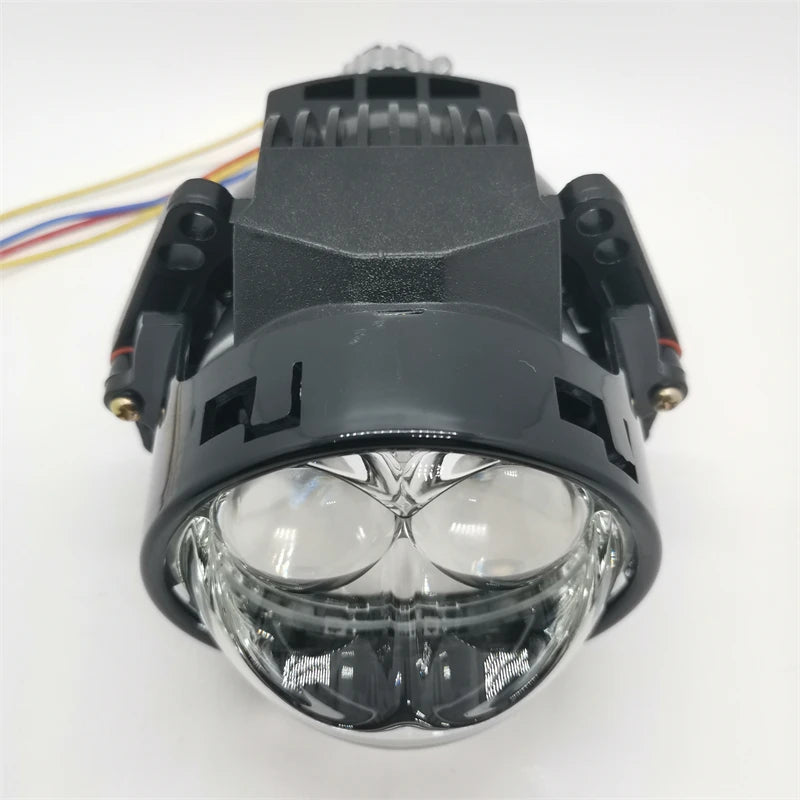OWN 66W XZF THREE BEAM BI LED PROJECTOR LENS 3" EASY INSTALLTION MOUNTING,  A3 BILED LASER HIGH MAX