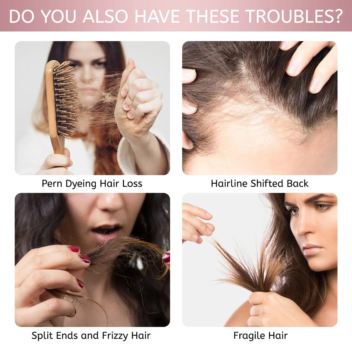 Hair Density Support Spray - Rice Wine Ferment Formula Nourishes Roots, Reduces Breakage & Adds Soft Volume to Limp Hair.