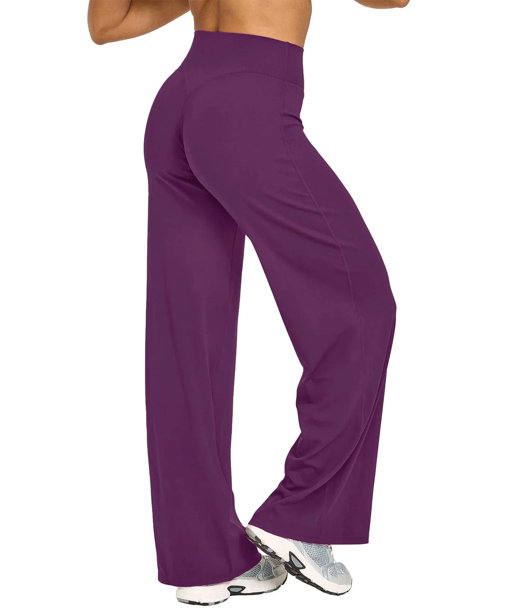 Sport Trousers Straight-Leg Pants Ultra Soft Butter Fabric Women's Mid-Waist Yoga Pants GYM Naked Feel Pilates Running